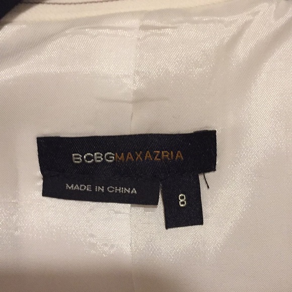 BCBG MaxAzria pinstripe blazer size 8 - Picture 2 of 5